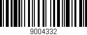 Código de barras (EAN, GTIN, SKU, ISBN): '9004332'