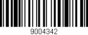 Código de barras (EAN, GTIN, SKU, ISBN): '9004342'