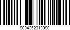 Código de barras (EAN, GTIN, SKU, ISBN): '9004362310990'