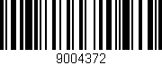 Código de barras (EAN, GTIN, SKU, ISBN): '9004372'