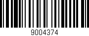 Código de barras (EAN, GTIN, SKU, ISBN): '9004374'