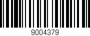 Código de barras (EAN, GTIN, SKU, ISBN): '9004379'