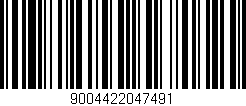 Código de barras (EAN, GTIN, SKU, ISBN): '9004422047491'