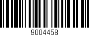 Código de barras (EAN, GTIN, SKU, ISBN): '9004458'