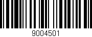 Código de barras (EAN, GTIN, SKU, ISBN): '9004501'