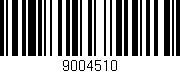 Código de barras (EAN, GTIN, SKU, ISBN): '9004510'