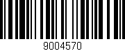 Código de barras (EAN, GTIN, SKU, ISBN): '9004570'