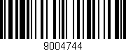 Código de barras (EAN, GTIN, SKU, ISBN): '9004744'