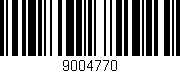 Código de barras (EAN, GTIN, SKU, ISBN): '9004770'