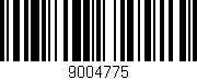 Código de barras (EAN, GTIN, SKU, ISBN): '9004775'