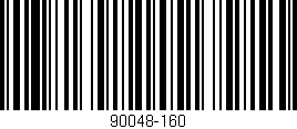 Código de barras (EAN, GTIN, SKU, ISBN): '90048-160'