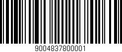Código de barras (EAN, GTIN, SKU, ISBN): '9004837800001'