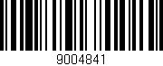 Código de barras (EAN, GTIN, SKU, ISBN): '9004841'