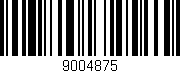 Código de barras (EAN, GTIN, SKU, ISBN): '9004875'