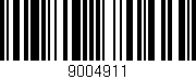 Código de barras (EAN, GTIN, SKU, ISBN): '9004911'