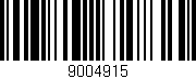 Código de barras (EAN, GTIN, SKU, ISBN): '9004915'