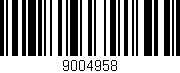 Código de barras (EAN, GTIN, SKU, ISBN): '9004958'
