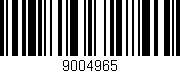 Código de barras (EAN, GTIN, SKU, ISBN): '9004965'