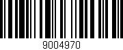 Código de barras (EAN, GTIN, SKU, ISBN): '9004970'