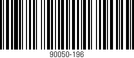 Código de barras (EAN, GTIN, SKU, ISBN): '90050-196'