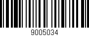 Código de barras (EAN, GTIN, SKU, ISBN): '9005034'