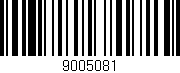 Código de barras (EAN, GTIN, SKU, ISBN): '9005081'