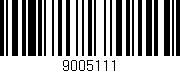 Código de barras (EAN, GTIN, SKU, ISBN): '9005111'
