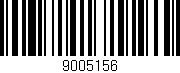 Código de barras (EAN, GTIN, SKU, ISBN): '9005156'