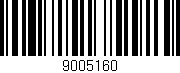Código de barras (EAN, GTIN, SKU, ISBN): '9005160'