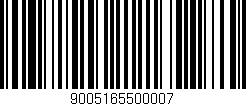Código de barras (EAN, GTIN, SKU, ISBN): '9005165500007'
