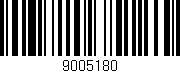 Código de barras (EAN, GTIN, SKU, ISBN): '9005180'
