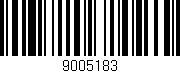 Código de barras (EAN, GTIN, SKU, ISBN): '9005183'