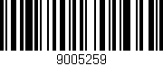 Código de barras (EAN, GTIN, SKU, ISBN): '9005259'