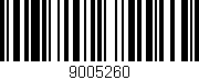 Código de barras (EAN, GTIN, SKU, ISBN): '9005260'