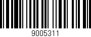 Código de barras (EAN, GTIN, SKU, ISBN): '9005311'