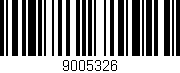 Código de barras (EAN, GTIN, SKU, ISBN): '9005326'