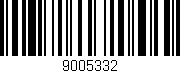 Código de barras (EAN, GTIN, SKU, ISBN): '9005332'