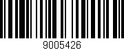 Código de barras (EAN, GTIN, SKU, ISBN): '9005426'