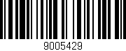 Código de barras (EAN, GTIN, SKU, ISBN): '9005429'