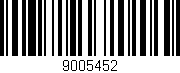 Código de barras (EAN, GTIN, SKU, ISBN): '9005452'