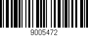 Código de barras (EAN, GTIN, SKU, ISBN): '9005472'