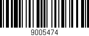 Código de barras (EAN, GTIN, SKU, ISBN): '9005474'