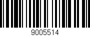 Código de barras (EAN, GTIN, SKU, ISBN): '9005514'