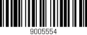 Código de barras (EAN, GTIN, SKU, ISBN): '9005554'