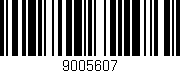 Código de barras (EAN, GTIN, SKU, ISBN): '9005607'