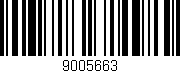 Código de barras (EAN, GTIN, SKU, ISBN): '9005663'