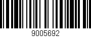 Código de barras (EAN, GTIN, SKU, ISBN): '9005692'