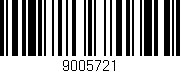 Código de barras (EAN, GTIN, SKU, ISBN): '9005721'