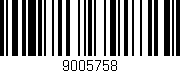 Código de barras (EAN, GTIN, SKU, ISBN): '9005758'
