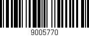 Código de barras (EAN, GTIN, SKU, ISBN): '9005770'